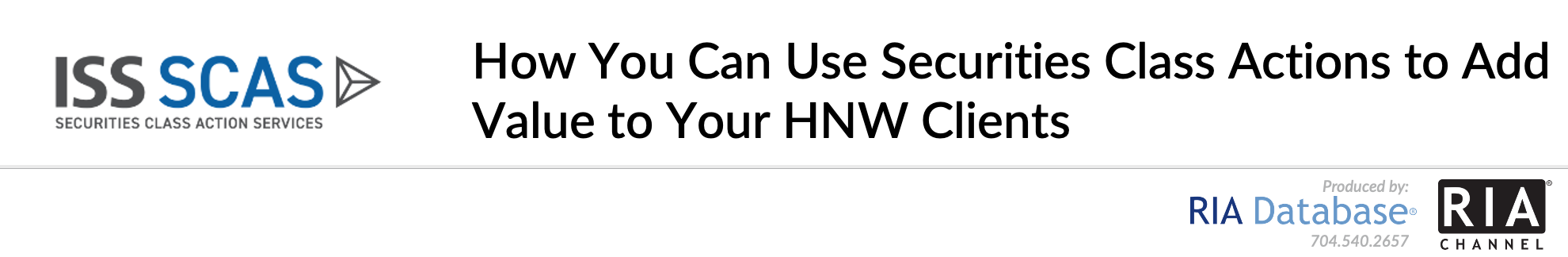 How You Can Use Securities Class Actions to Add Value to Your HNW Clients