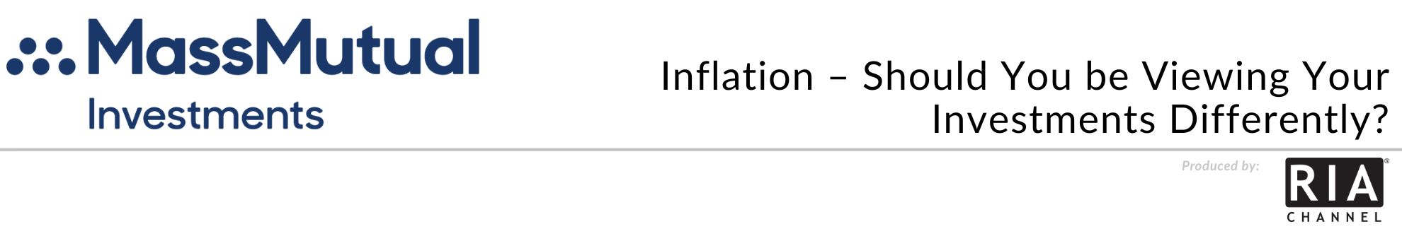 Inflation – Should You be Viewing Your Investments Differently?