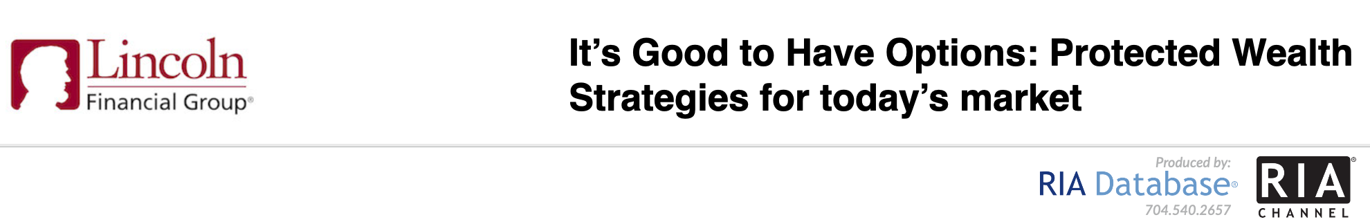 It’s Good to Have Options: Protected Wealth Strategies for today’s market