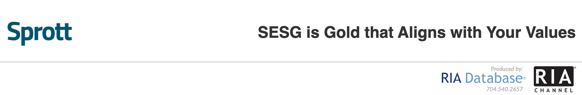SESG is Gold that Aligns with Your Values
