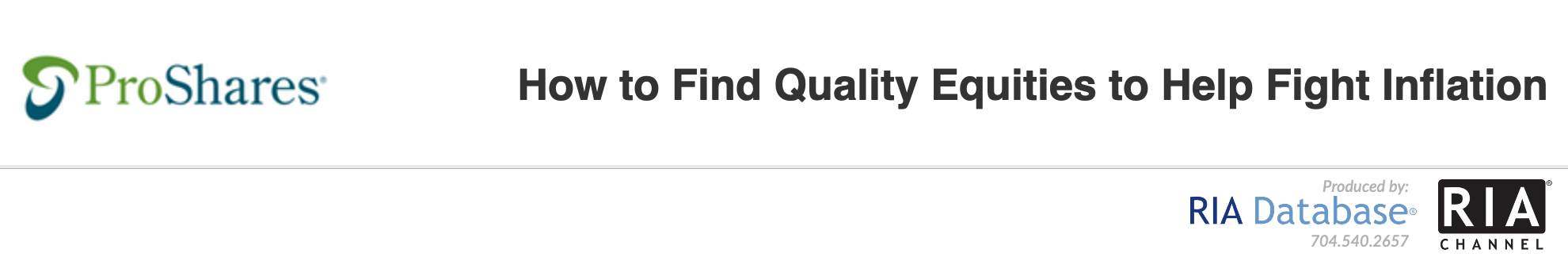 How to Find Quality Equities to Help Fight Inflation