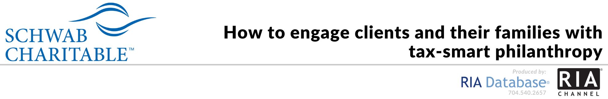 How to engage clients and their families with tax-smart philanthropy