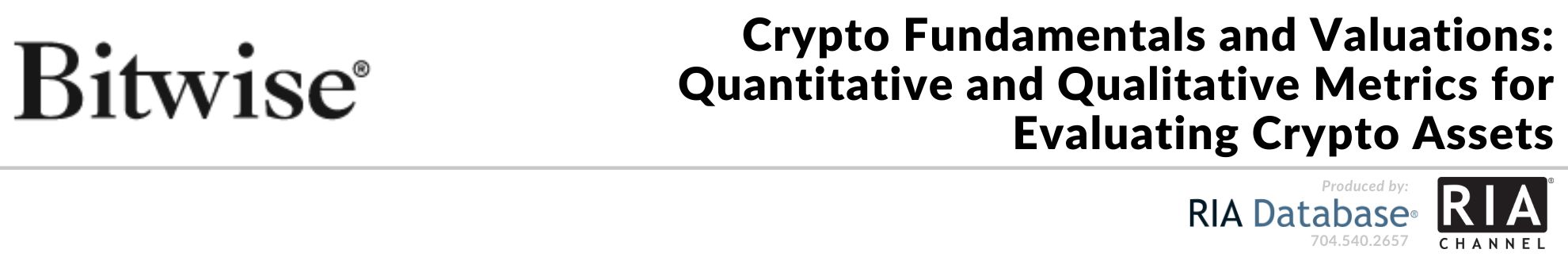 Crypto Fundamentals and Valuations: Quantitative and Qualitative Metrics for Evaluating Crypto Assets