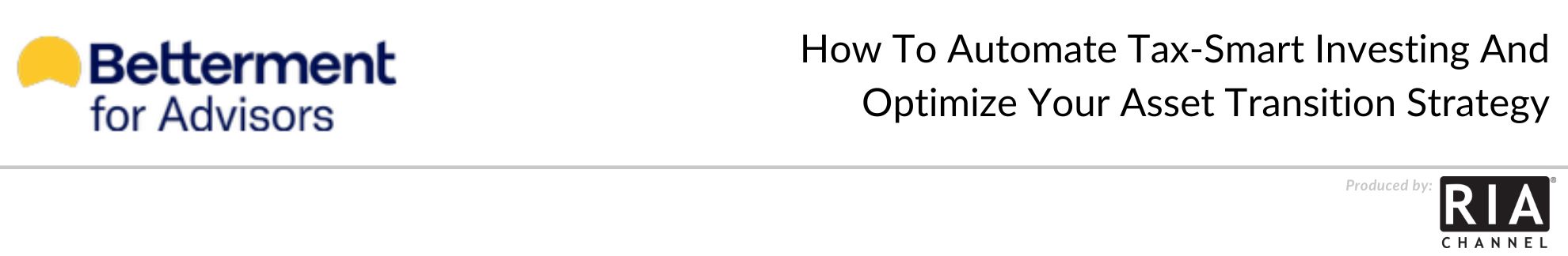 How To Automate Tax-Smart Investing And Optimize Your Asset Transition Strategy

