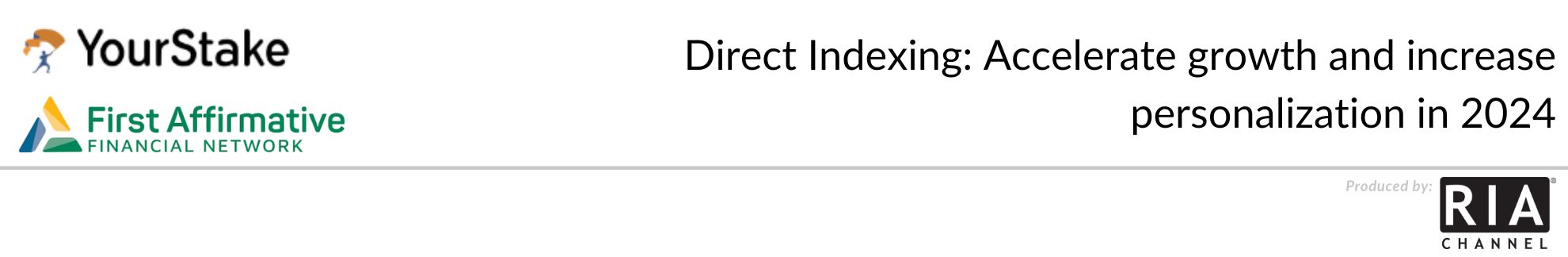 Direct Indexing: Accelerate growth and increase personalization in 2024


