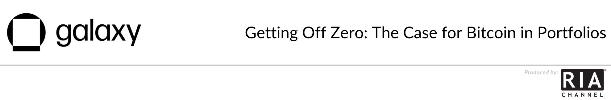 Getting Off Zero: The Case for Bitcoin in Portfolios
