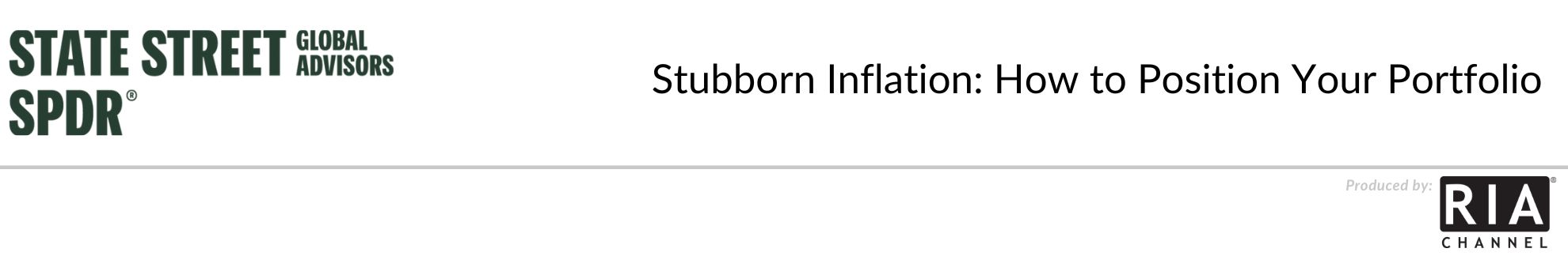 Stubborn Inflation: How to Position Your Portfolio