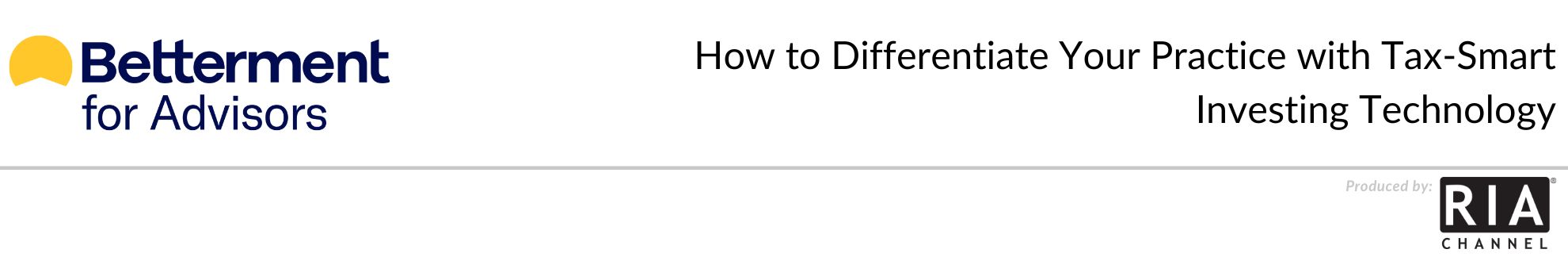 How to Differentiate Your Practice with Tax-Smart Investing Technology