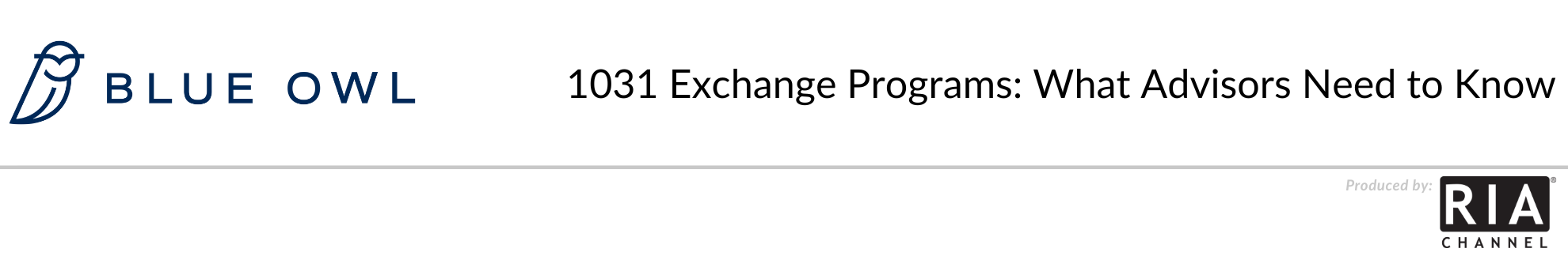 1031 Exchange Programs: What Advisors Need to Know