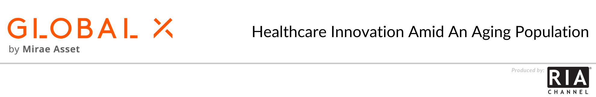 Healthcare Innovation Amid An Aging Population