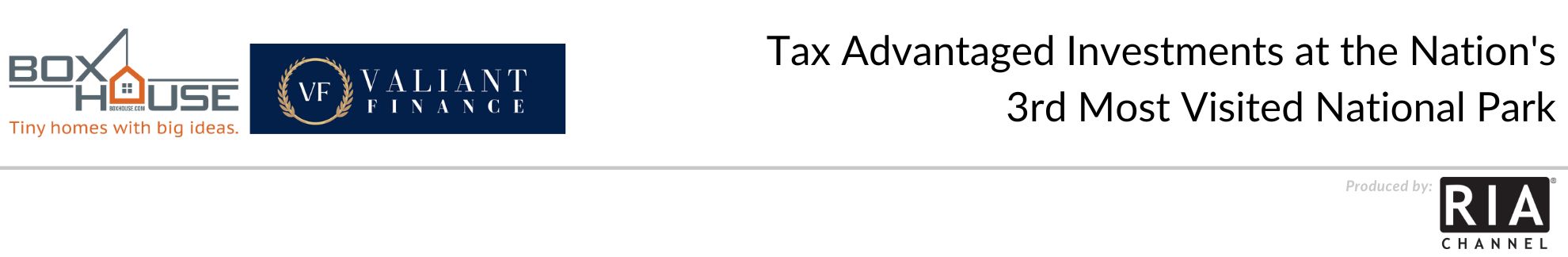 Tax Advantaged Investments at the Nation's 3rd Most Visited National Park